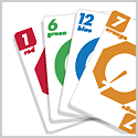 Clock card game