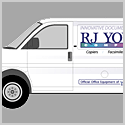RJ Young van graphics