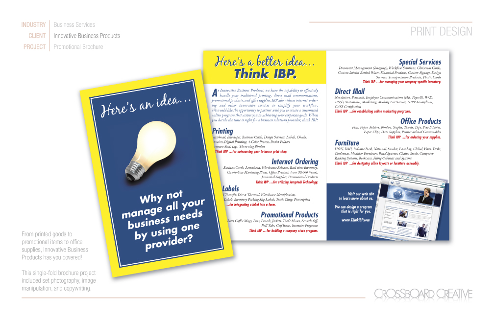 Innovative Business Products brochure