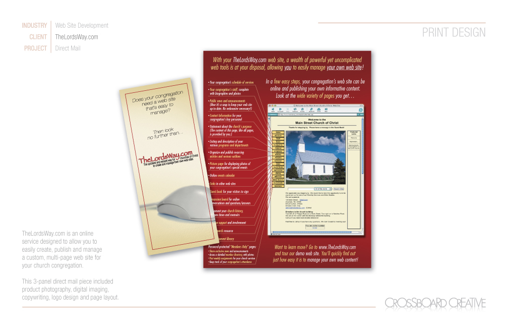 TheLordsWay.com direct mail