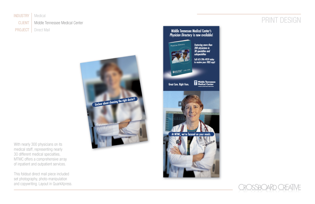Middle Tennessee Medical Center direct mail