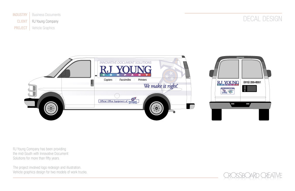 RJ Young vehicle graphics